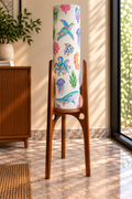 Coral Reef Archwood Printed Wooden Floor Lamp