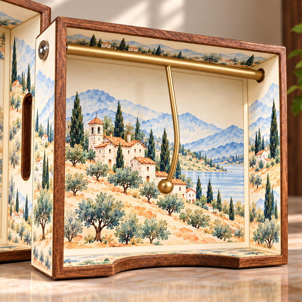 Tuscan Serenity Wooden Décor Set