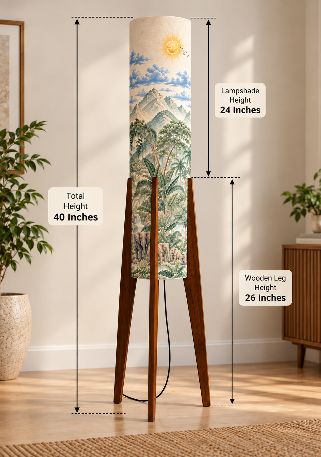 Aranya vista Floor Lamp