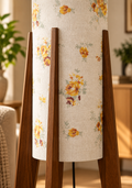 Amber Bloom Tripod Floor Lamp