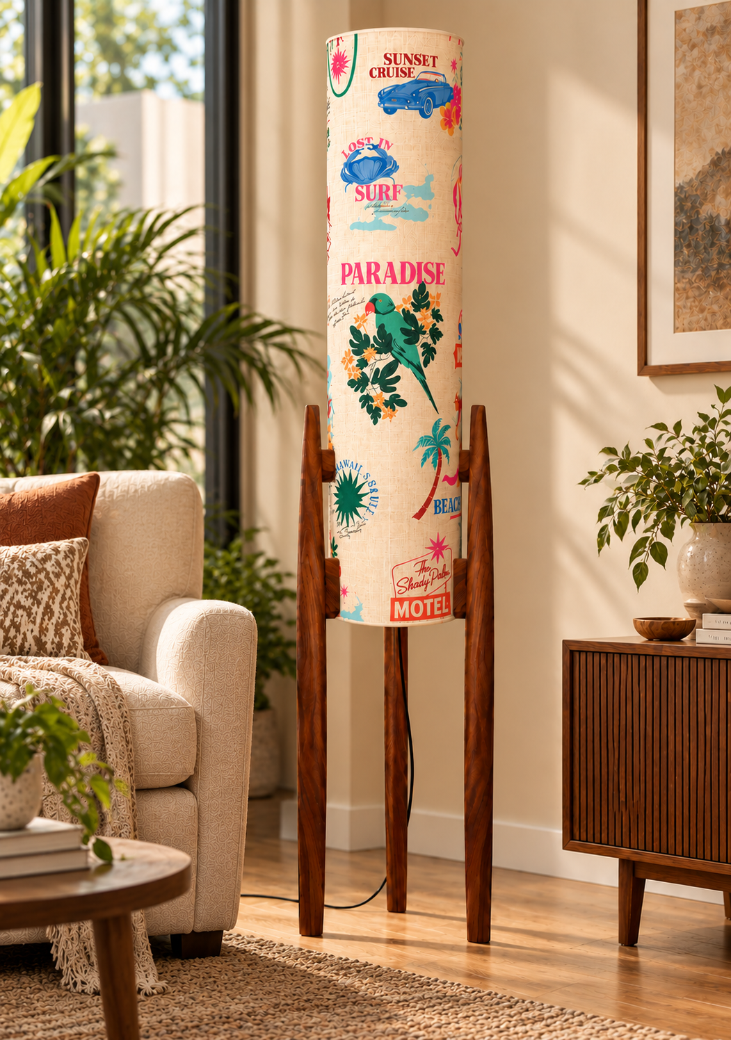 Tropical Voyage Tripod Floor Lamp