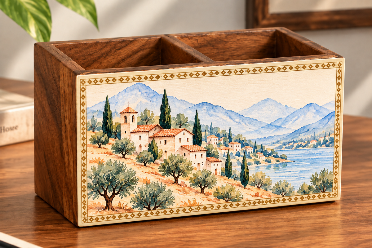 Tuscan Serenity Wooden Décor Set