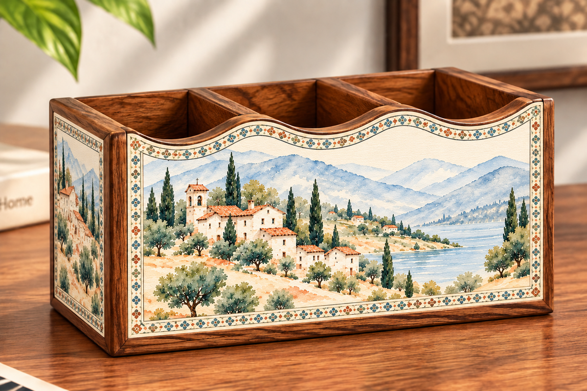 Lakeside Tuscany 3-Piece Tabletop Organizer Set