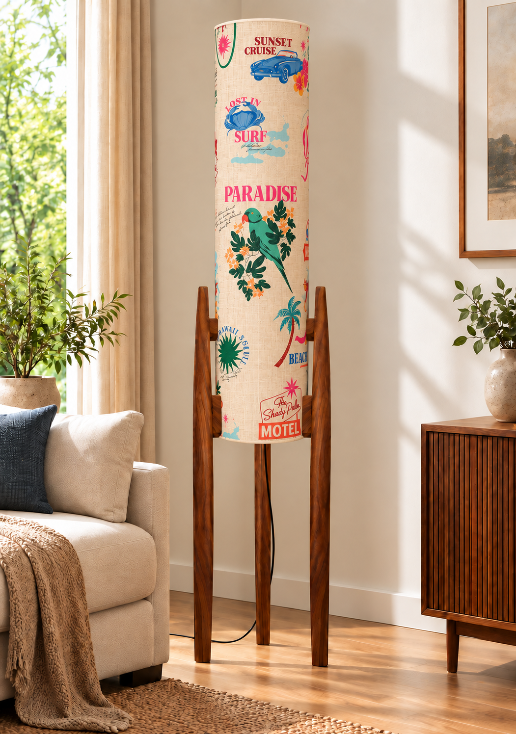 Tropical Voyage Tripod Floor Lamp