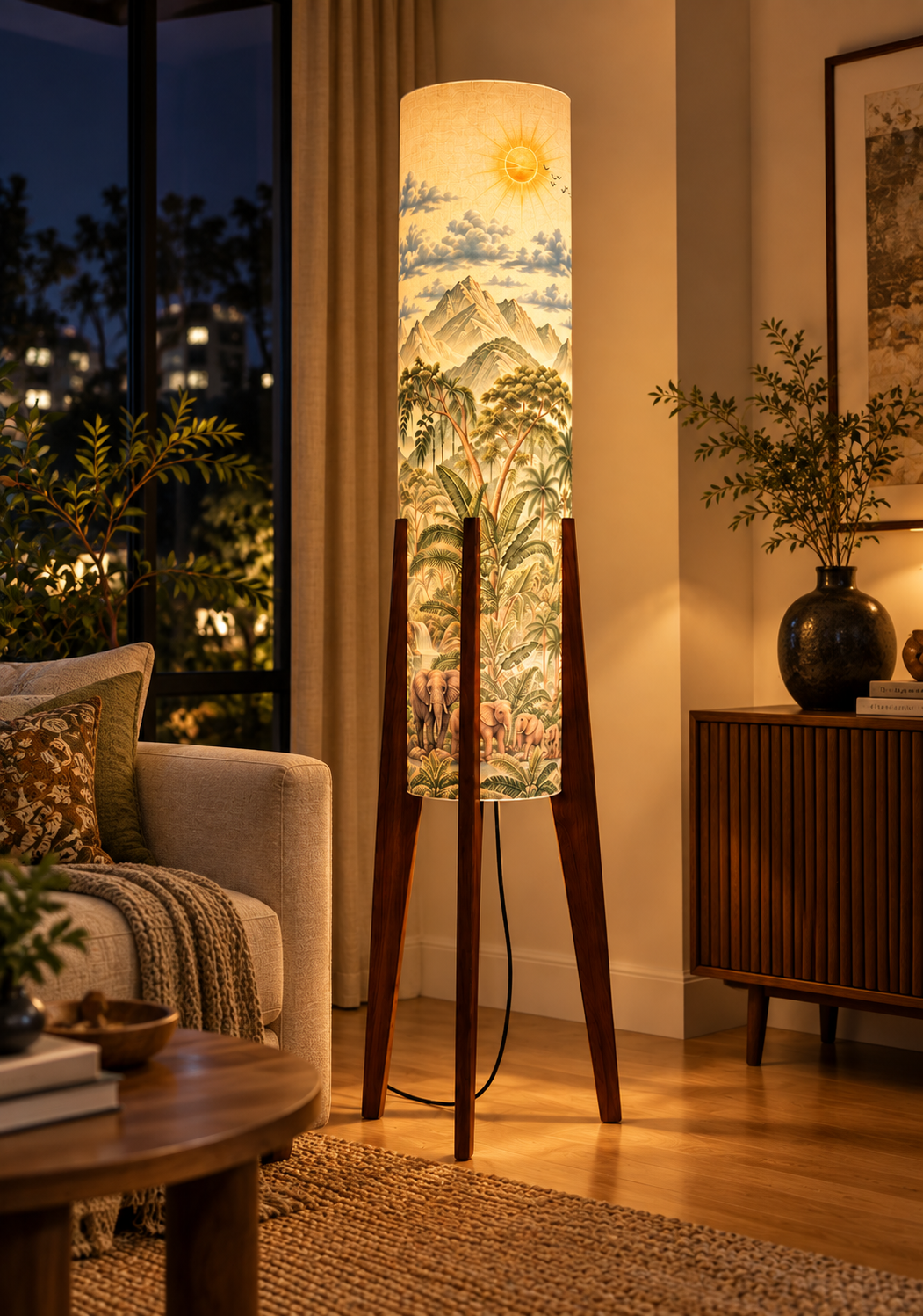Aranya vista Floor Lamp