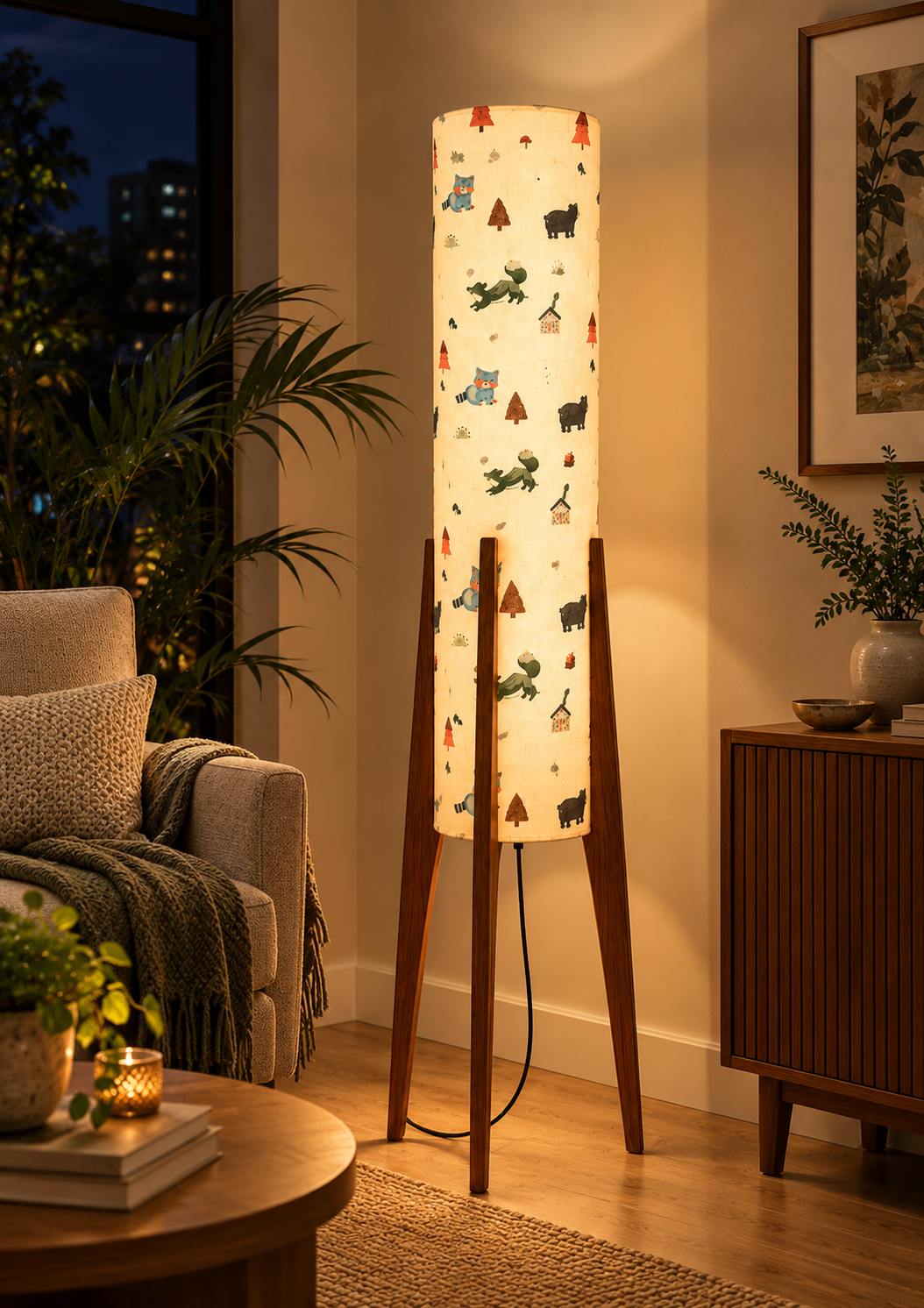 Forest Tales Tripod Floor Lamp