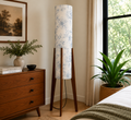 Blue Willow Tripod Floor Lamp