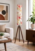 Scarlet Garden Tripod Floor Lamp