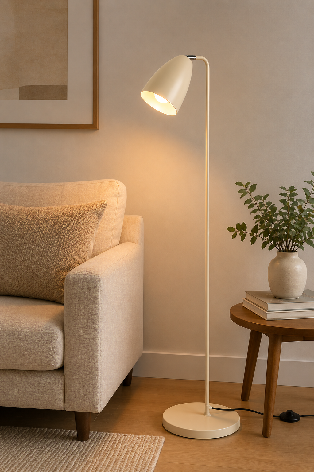 Minimalist Metal Floor Lamp for Living Room & Bedroom