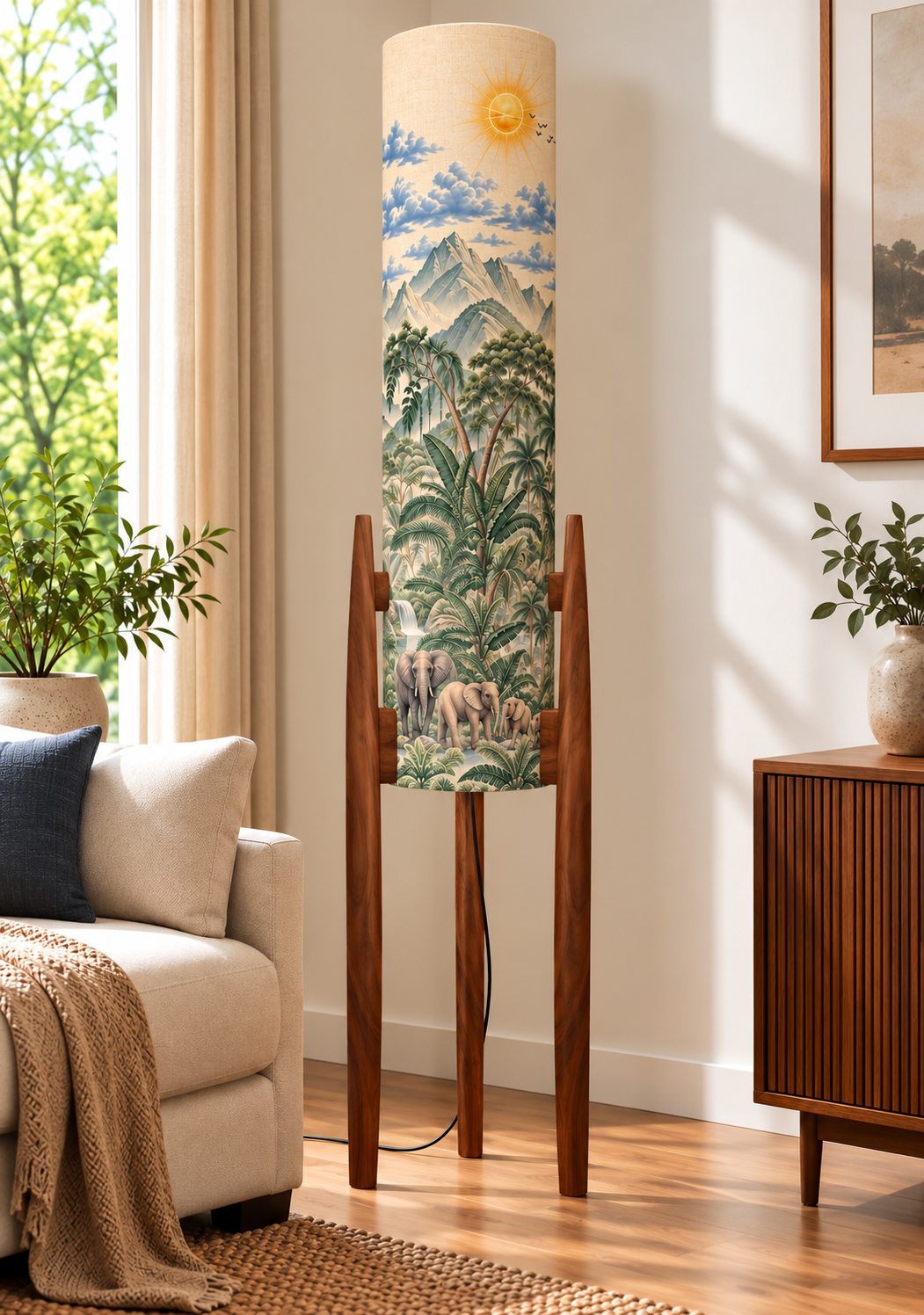 Verdant Safari Vista tripod Floor Lamp