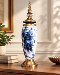 Blue Panorama Tabletop Ornament