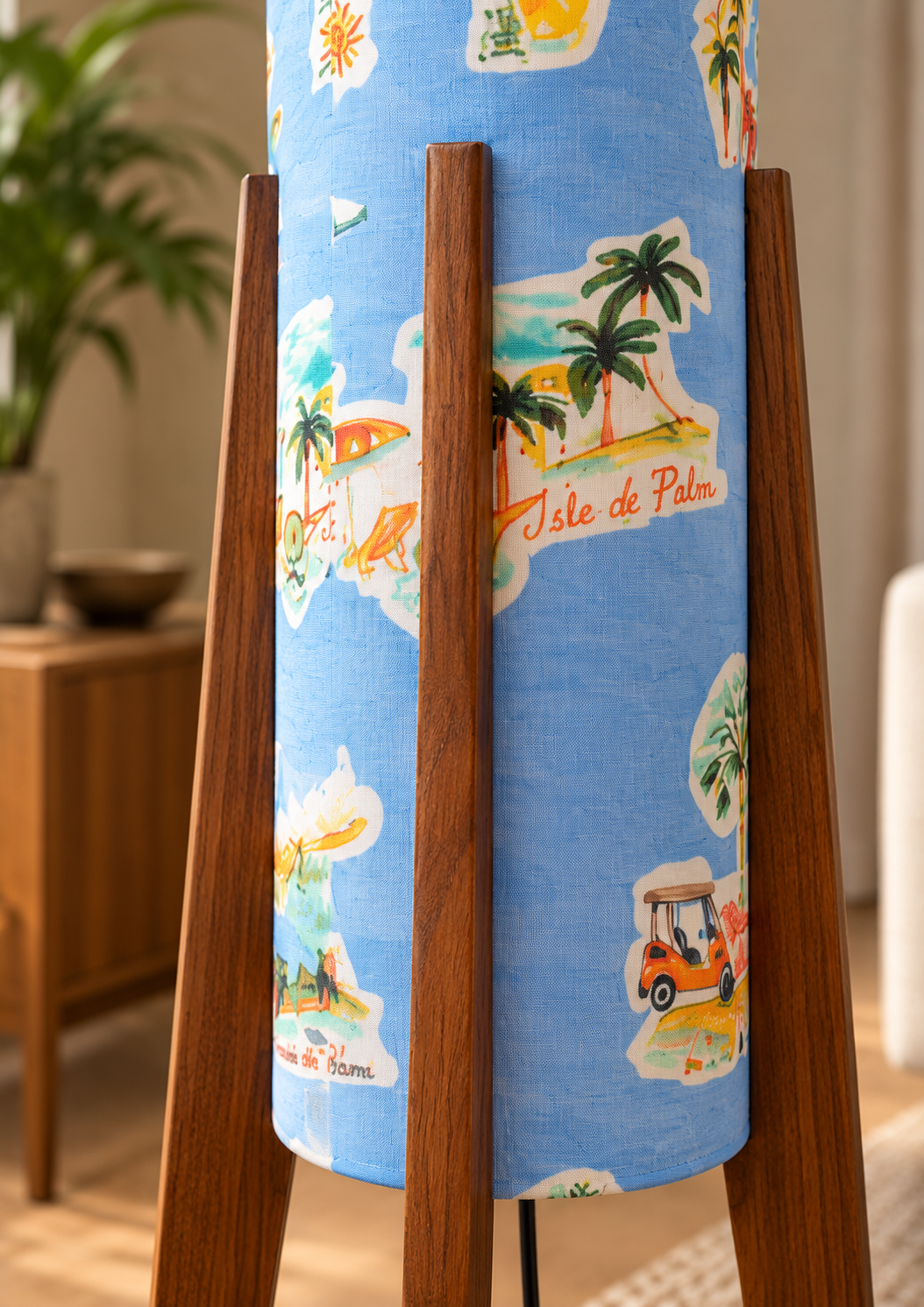 Azure Voyage Tripod Floor Lamp