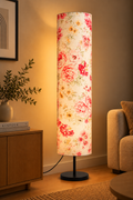 Crimson Petal Column Floor Lamp