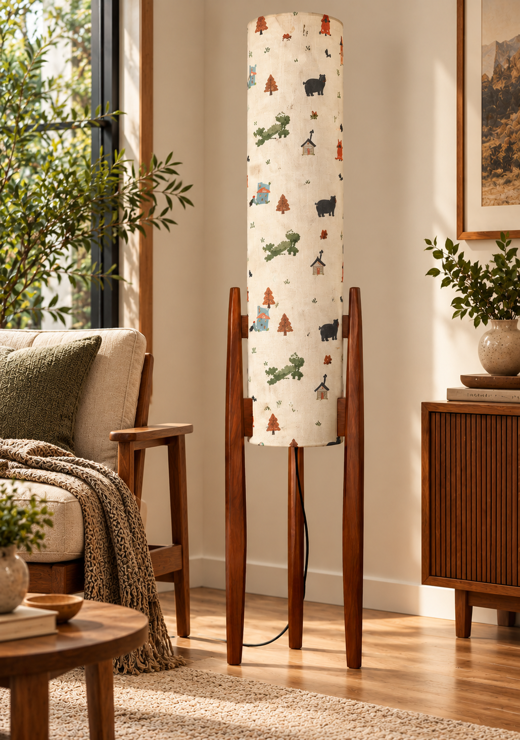 Woodland Wander Tripod Floor Lamp