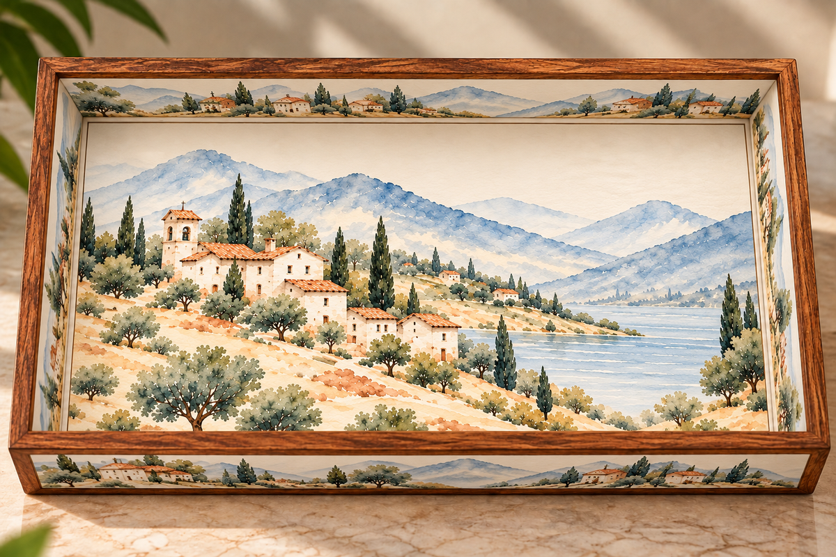 Lakeside Tuscany 3-Piece Tabletop Organizer Set